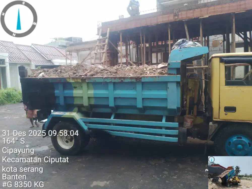 Angkut puing pamulang