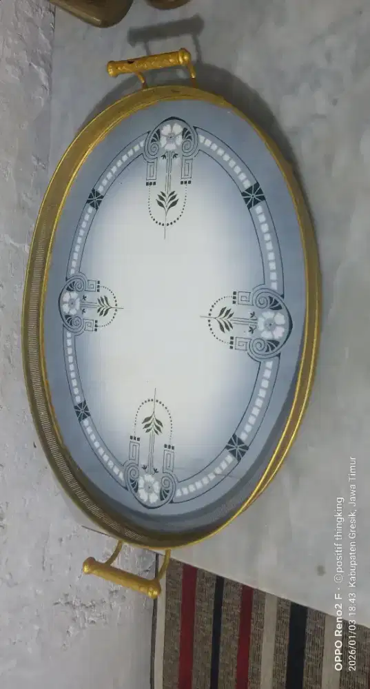 baki sajian antik bergaya Art Nouveau 1890