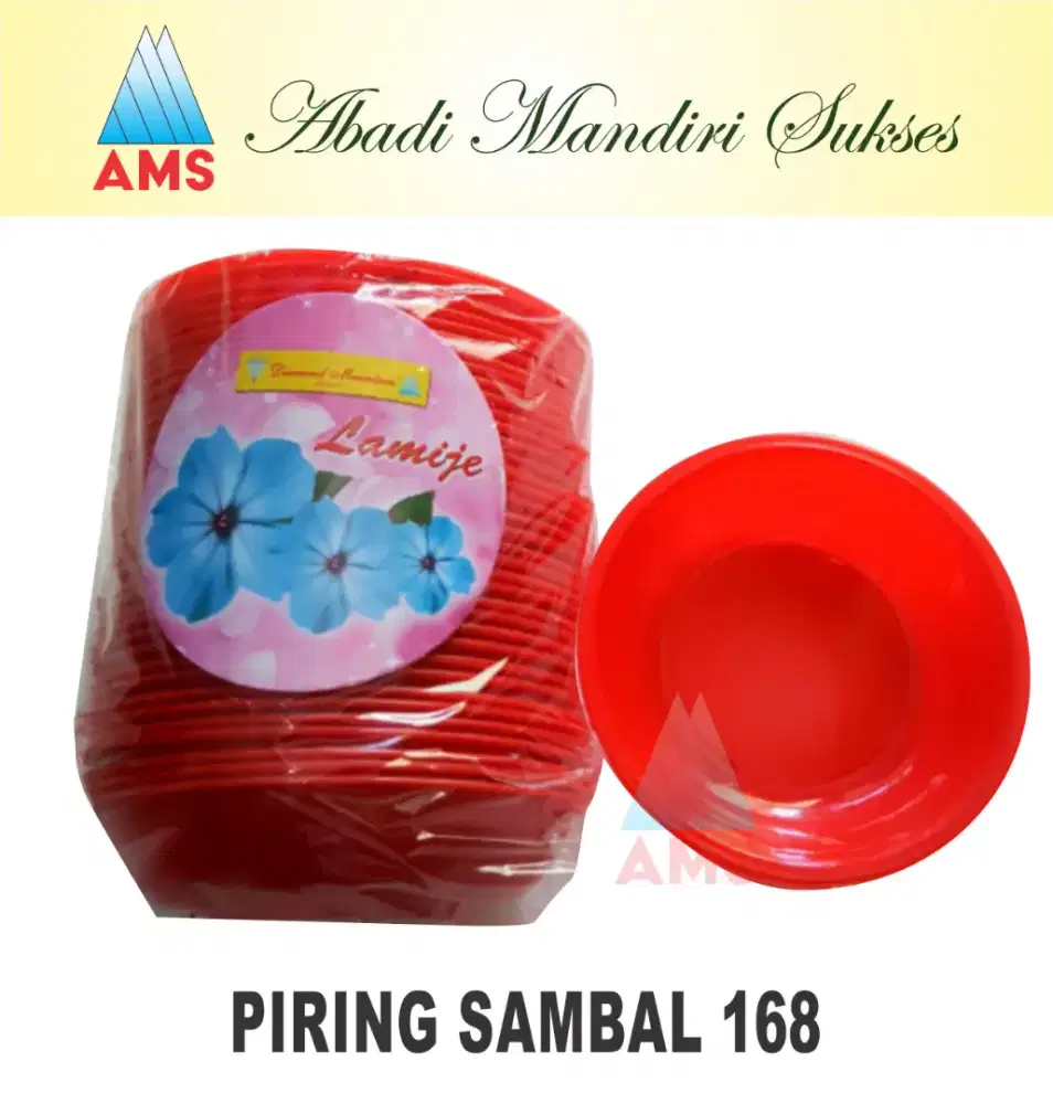 Piring sambal 168 warna