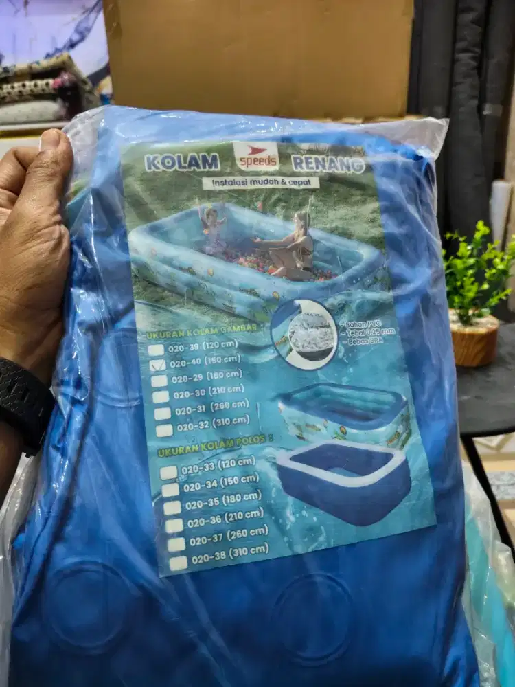 Kolam renang anak (120cm 50ribu) (150cm 90ribu) (260cm 200ribu)