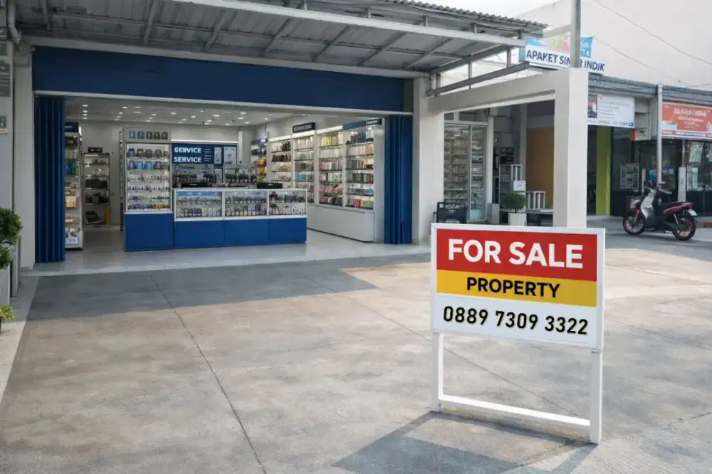 Di Jual Ruko Tempat Usaha + Kantor + Rumah dalam Satu Atap