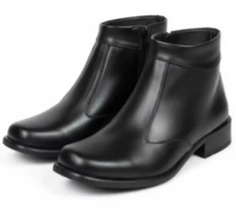 Sepatu boots polwan wanita size 40