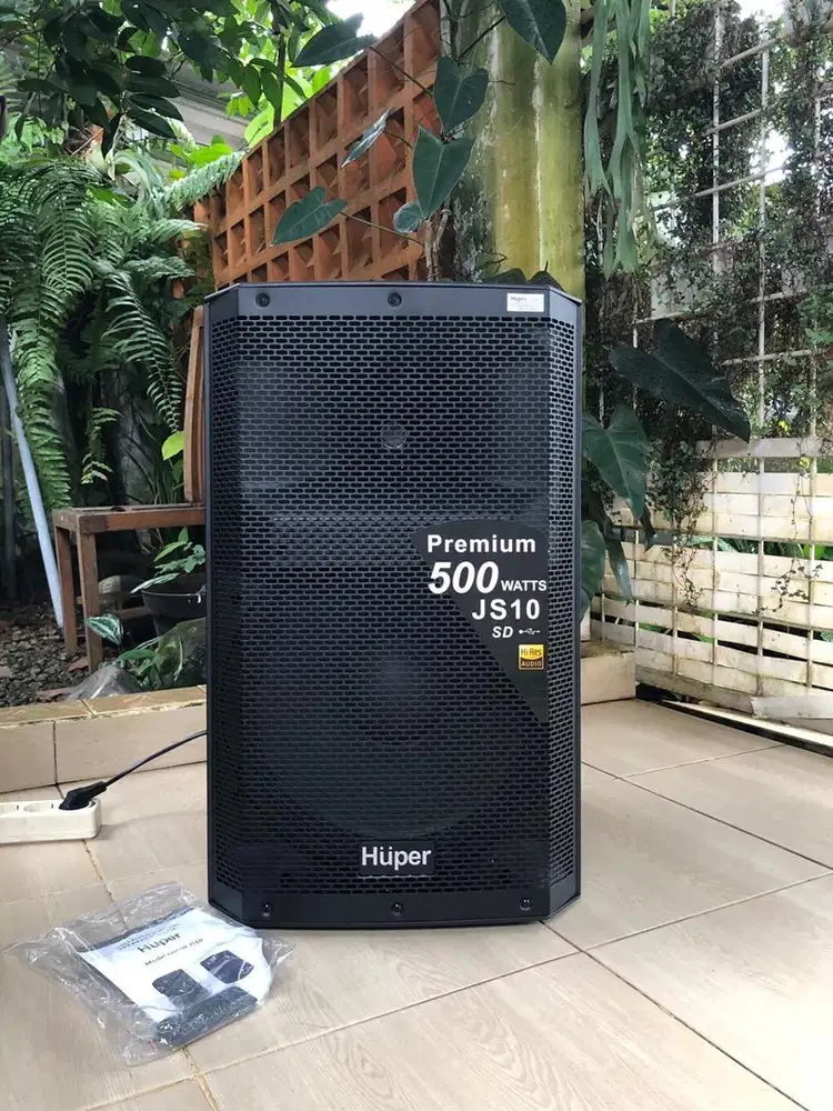 Huper JS10 - Speaker active 15 inc - Hi-Res Audio 500 Watt