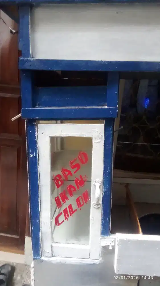 gerobak buat jualan baso ikan atau apa saja kondisi siap pakai jualan