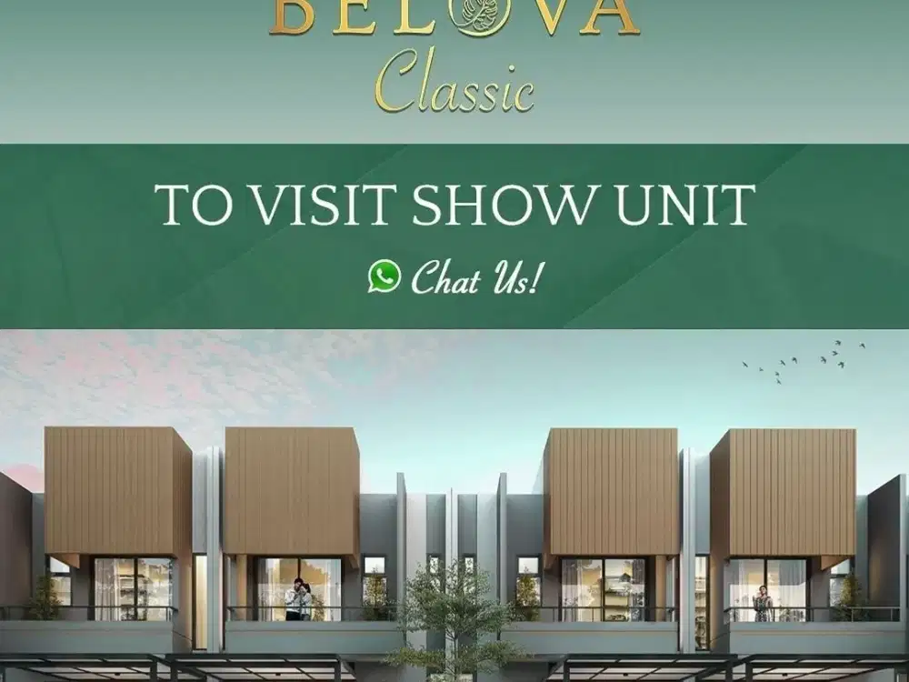 Belova classic at teravia Type 6x11 3kamar start 2milyar! Diskon sd 11,5% serah terima segera! Lokasi premium