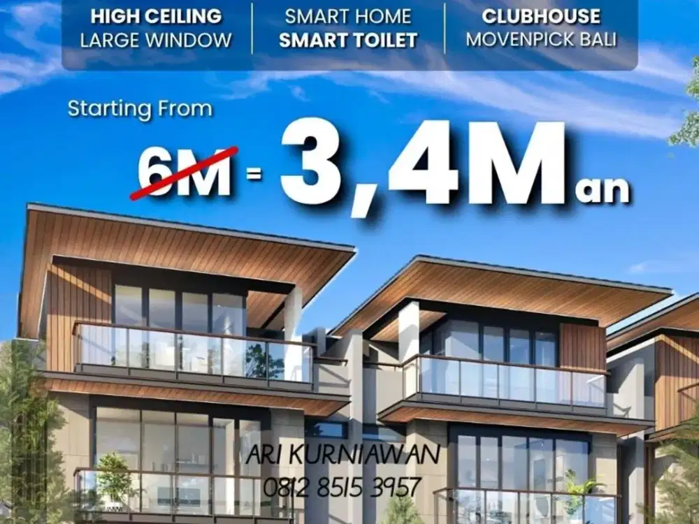 Terbaru! Cluster FINORE by summarecon serpong 7x17 9x17 mulai 3,5man paling viral!