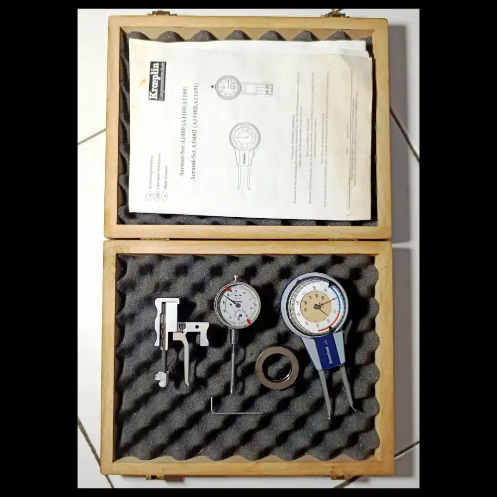 Alat ukur diameter dan Aerosol KROEPLIN dan INTERTEST
made in Germany