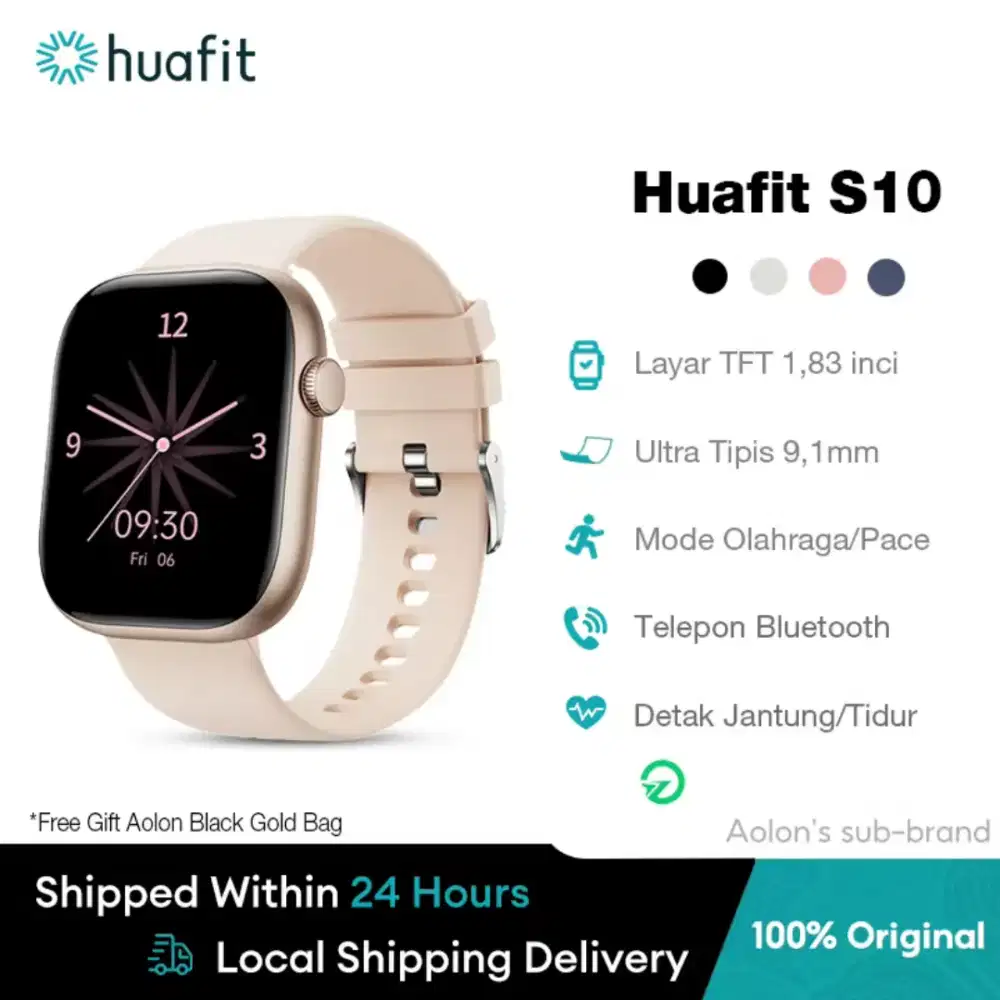 Huafit S10 Smartwatch - Pink Edition