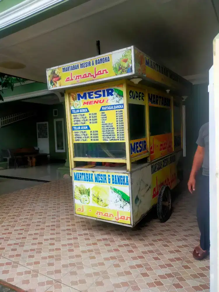 di jual gerobak usaha martabak