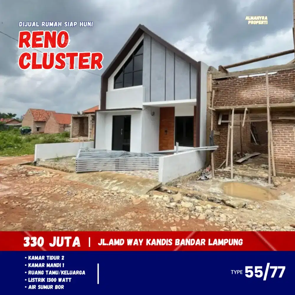 Rumah Siap Huni 300 Jutaan Di Way Kandis Bandar Lampung