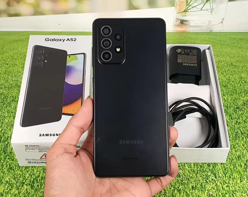 Samsung Galaxy A52 NFC 256 Mulus Fullset Resmi SEIN