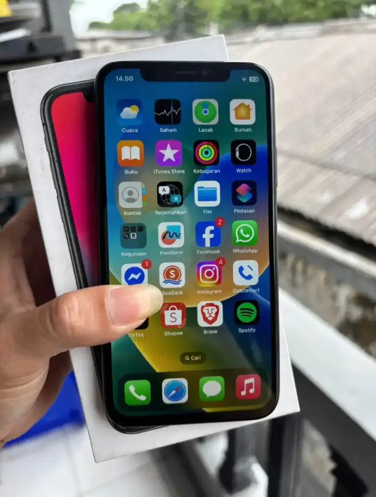 iPhone X 256 GB lengkap