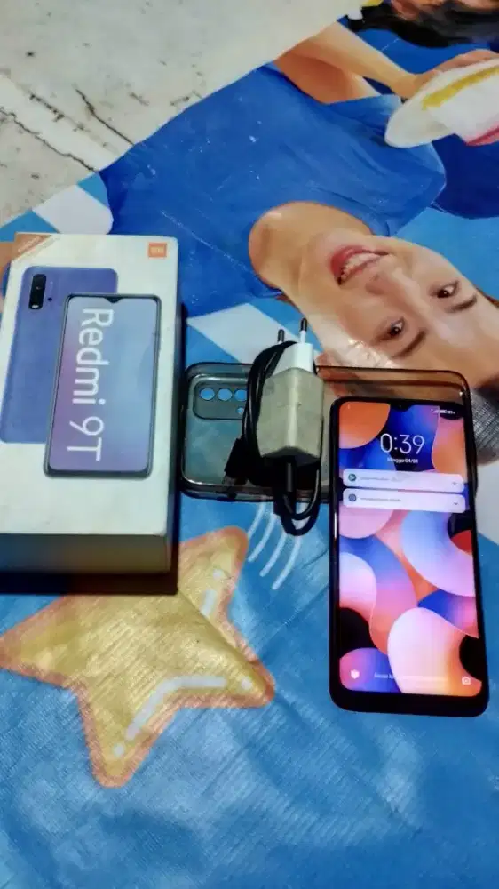 Redmi 9T fullset ram 4/64