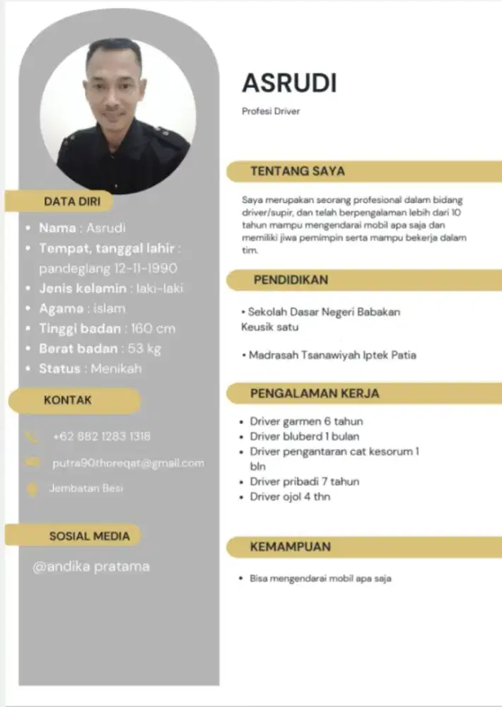 Mencari pekerjaan driver