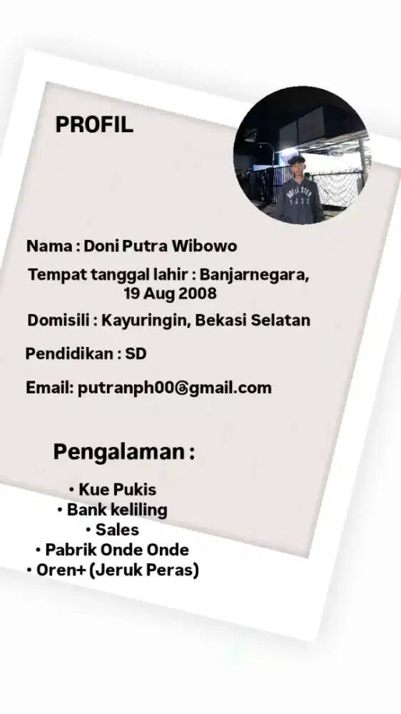 INFO LOWONGAN PEKERJAAN