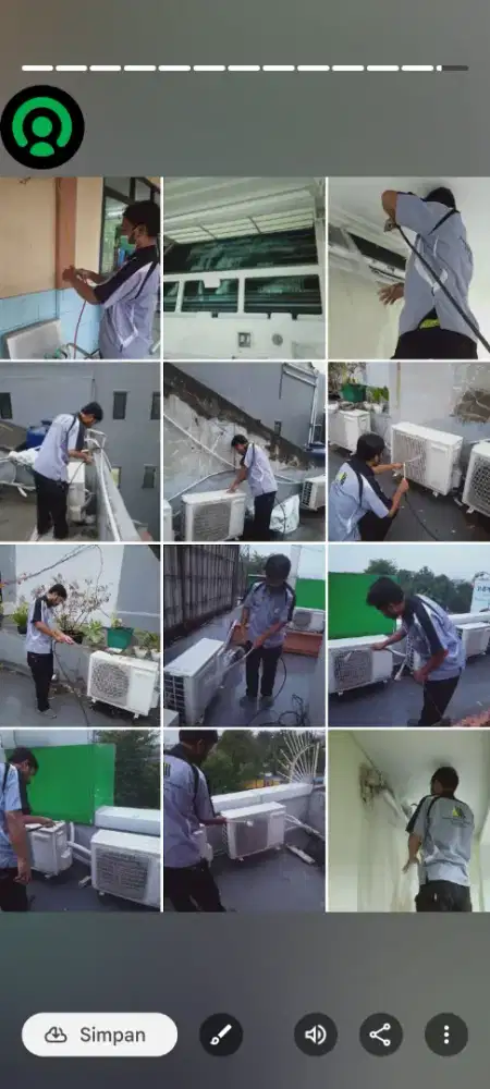 Terima service ac bongkar pasang dan isi freon