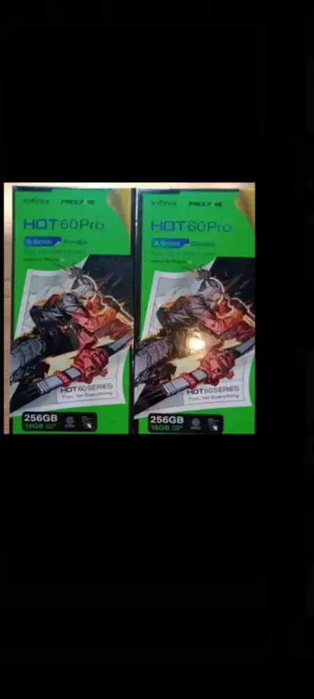 Infinix hot 60 pro 256gb ram 8gb dan8/128 garansi resmi