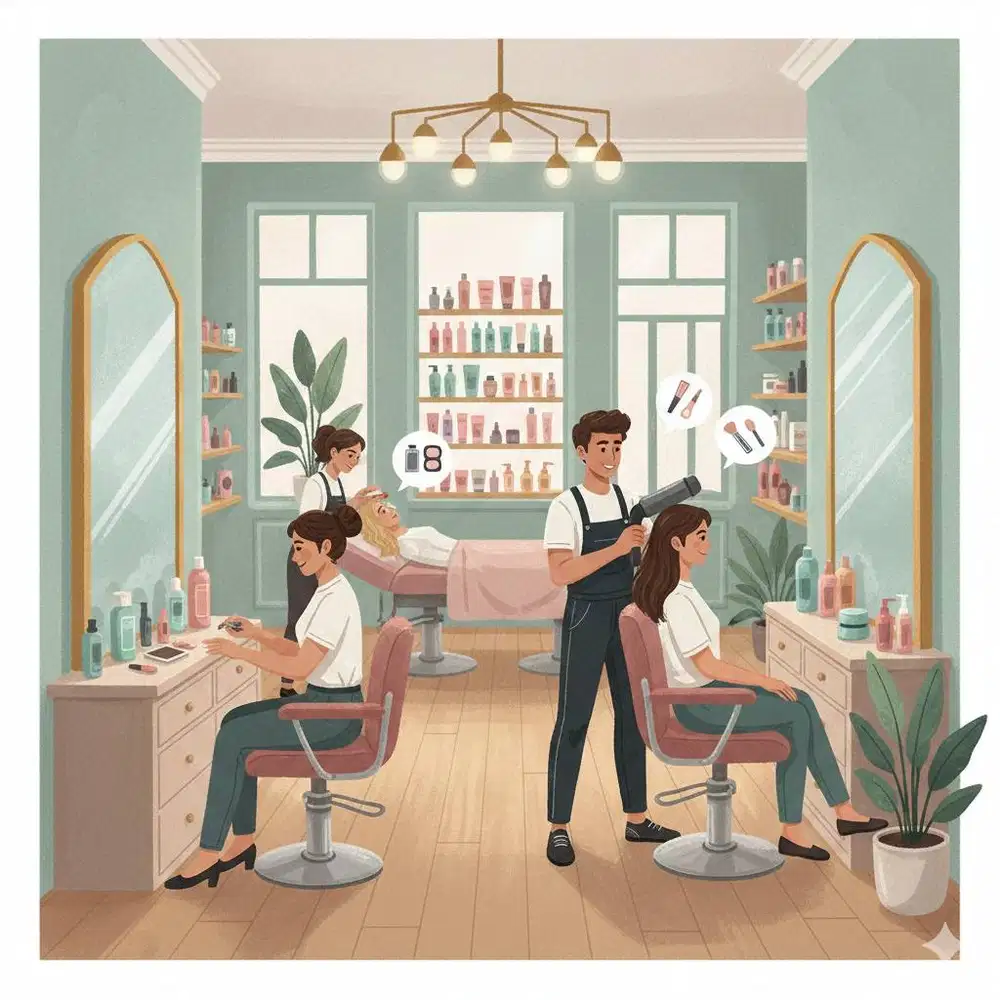 Dibutuhkan segera staff salon kecantikan (Khusus Wanita)