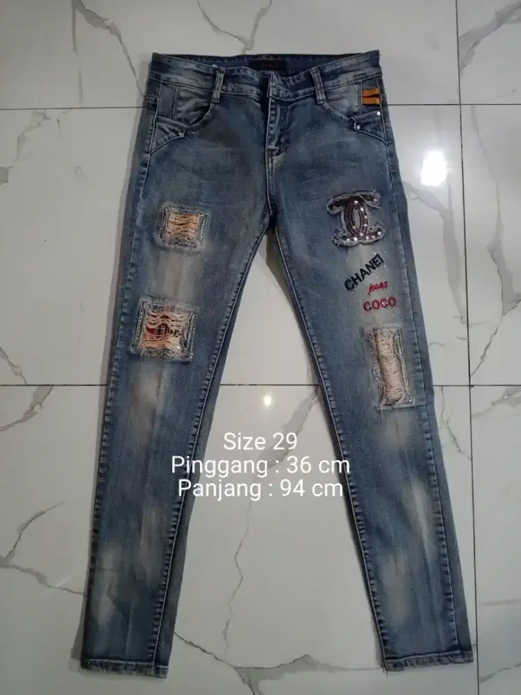 CELANA PANJANG JEANS SIZE 29 MERK ANNORA (EKS)