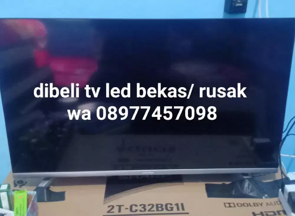 Dibeli tv led anda rusak minus eror
