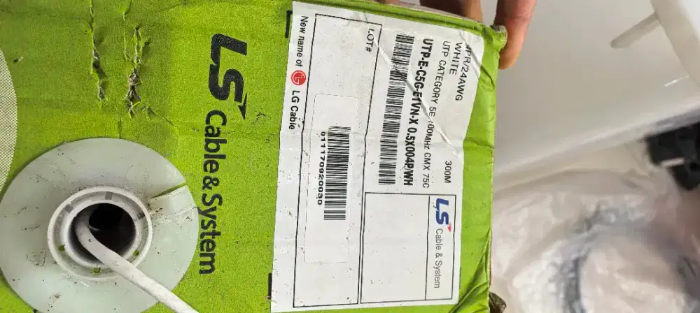 Kabel Utp Cat 5e LS cable & syatem