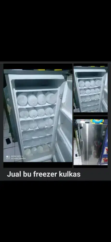 Freezer kulkas khusus es batu / asi ukuran 6 rak