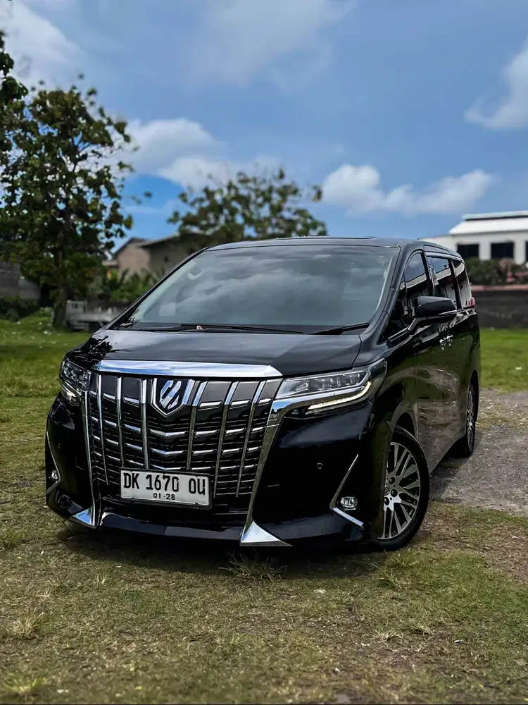 Toyota Alphard 2.5 G AT 2017 Hitam (Upgrade facelift 2019) Asli Bali
