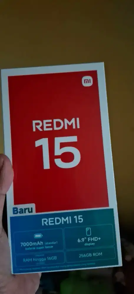 Redmi 15 ram 8 /256