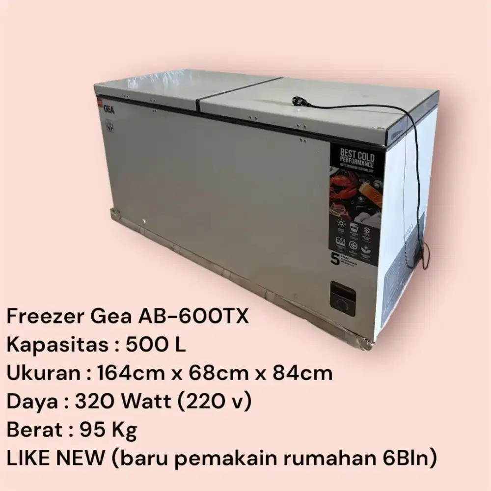 PAKET FREEZER + 2 SHOWCASE CHILLER – LIKE NEW – Siap Usaha