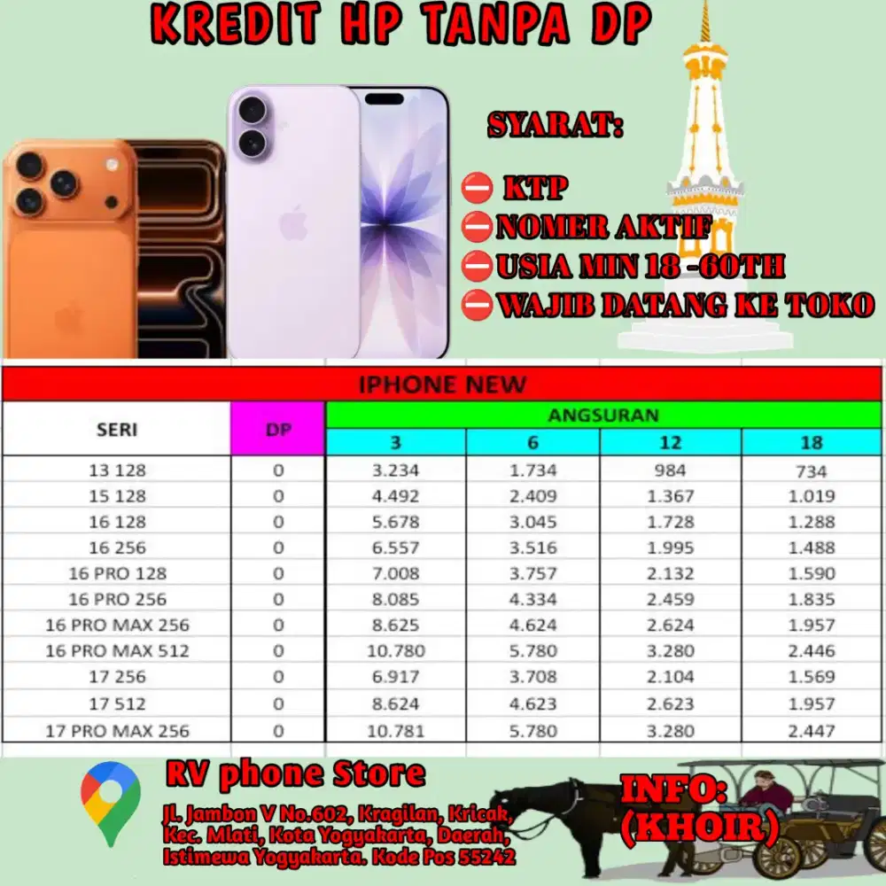 Kredit iPhone Tanpa DP