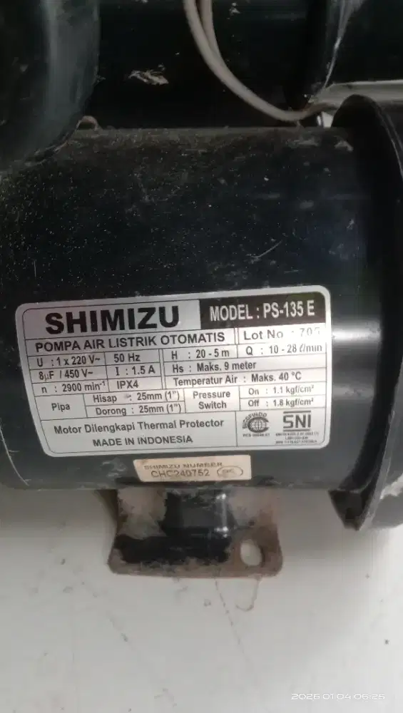 Pompa Sanyo Shimizu PS 135E