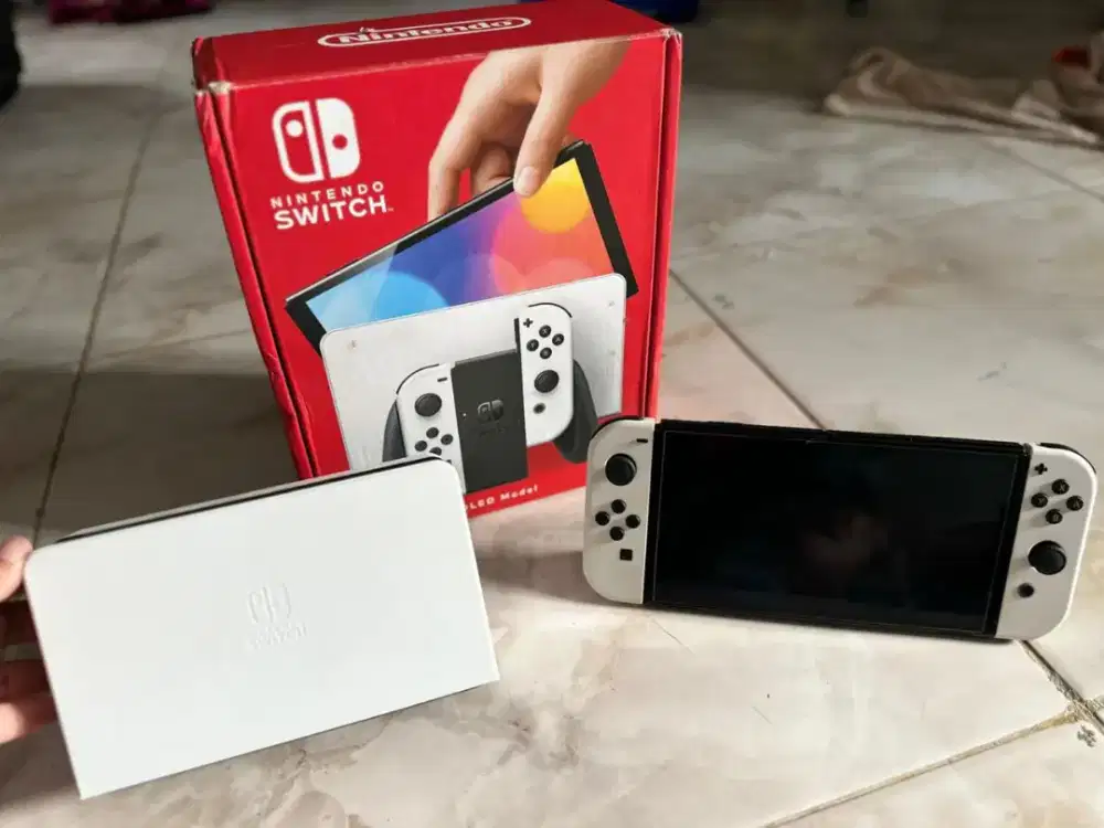 Nintendo Switch Oled CE.EF.WE 128gb Fullset