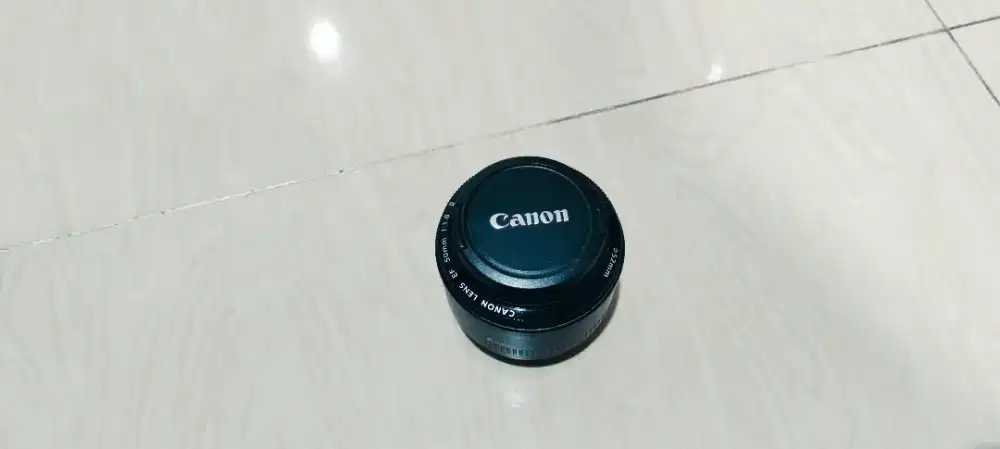 Lensa Fix Canon 50mm II Mulus