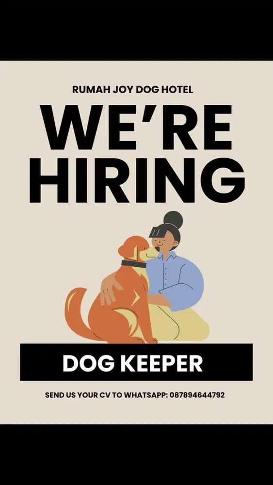 Dog keeper Dog hotel