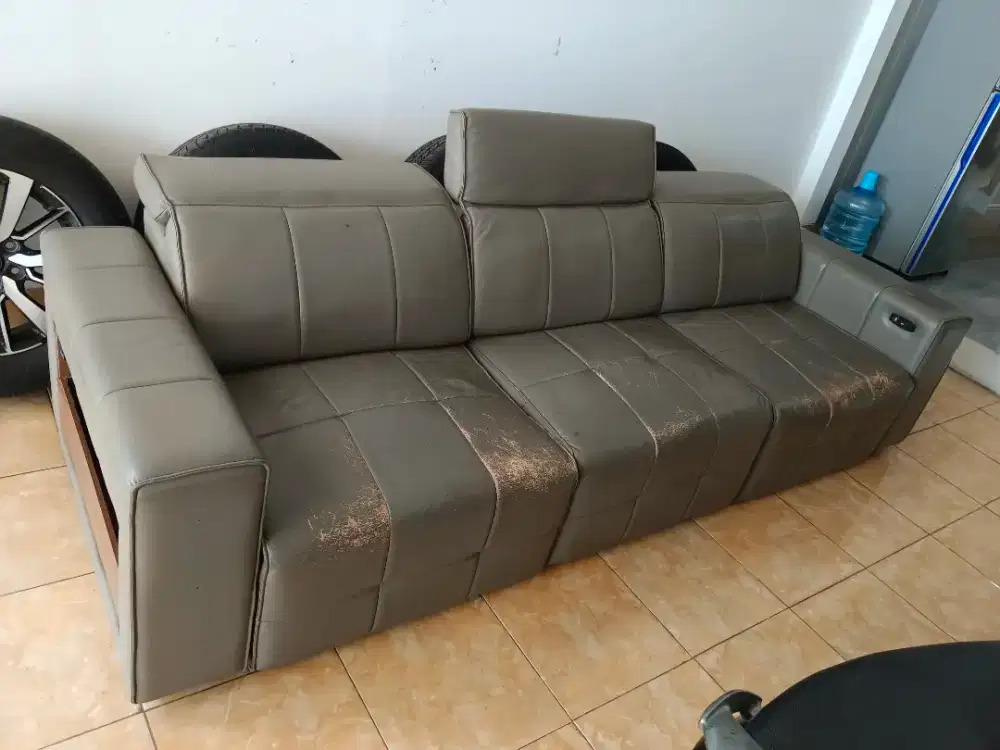 Cellini Sofa Kulit Recliner Elektrik