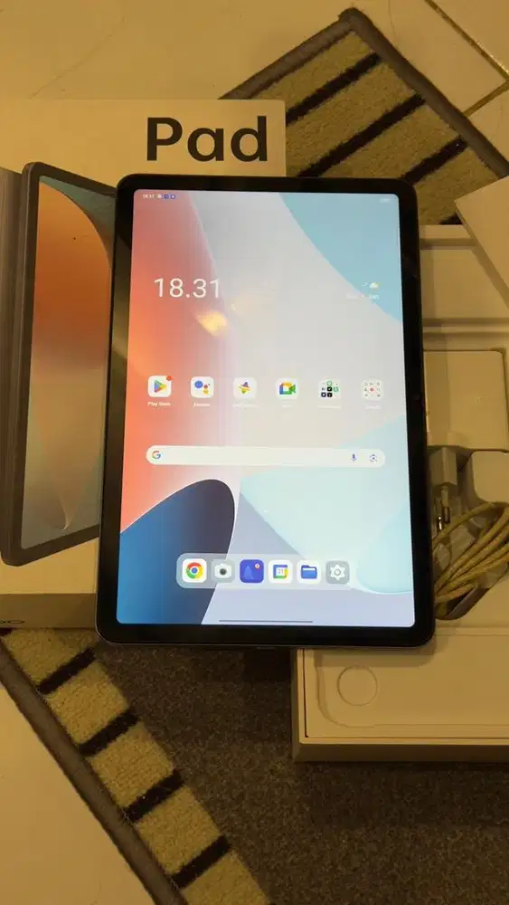 Oppo Pad air 4/64GB Grey Lengkap