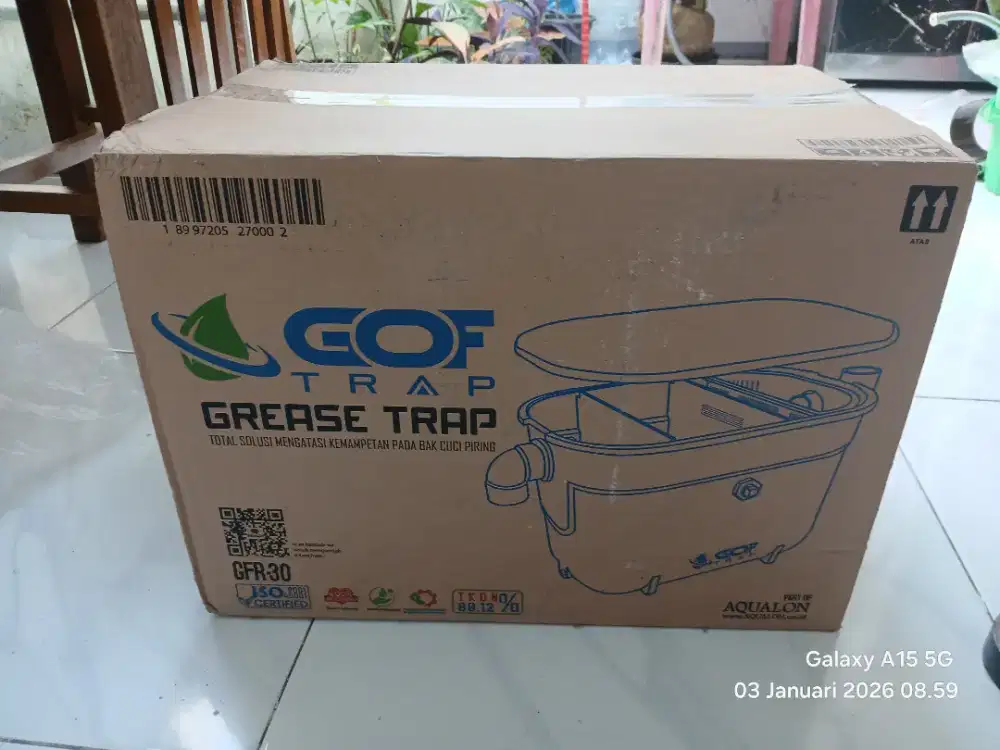 Grease trap/Penyaring lemak/sisa makanan