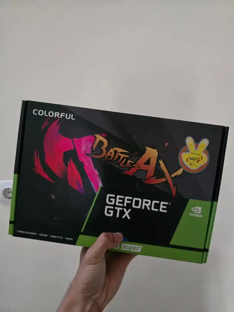 VGA Colorful Battle-Ax GTX 1660 Super GDDR6 Mulus Fullset Garansi