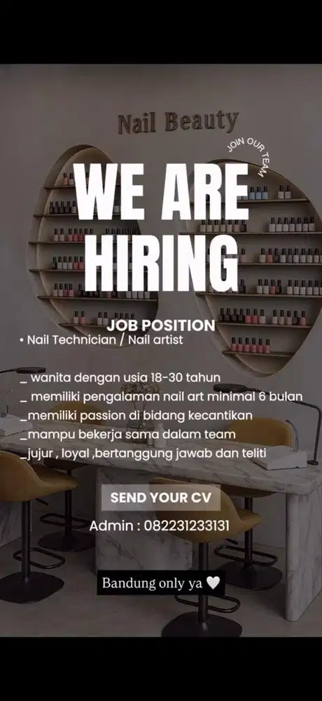 Lowongan Kerja Nail artist