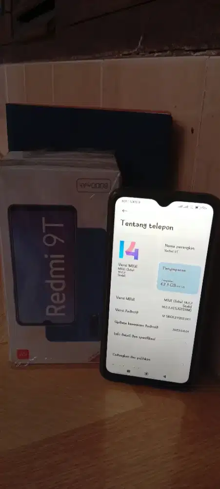 For sale xiaomi redmi 9T second