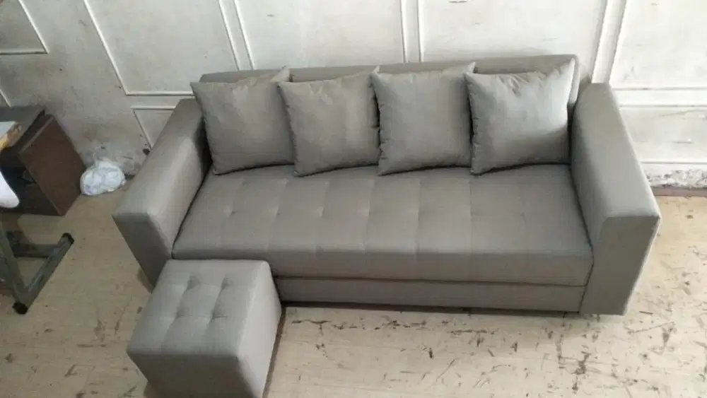 Sofa Outdoor Minimalis + Stool