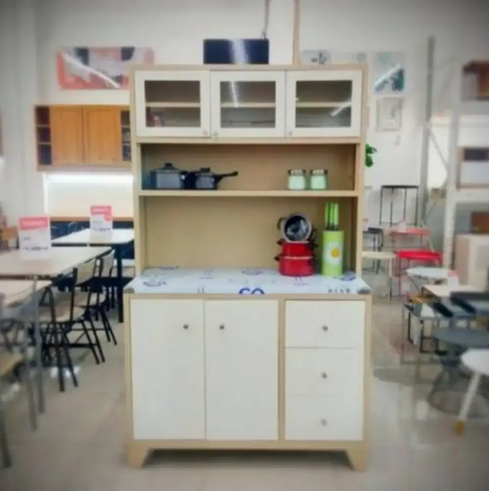 Kabinet dapur bahan metal