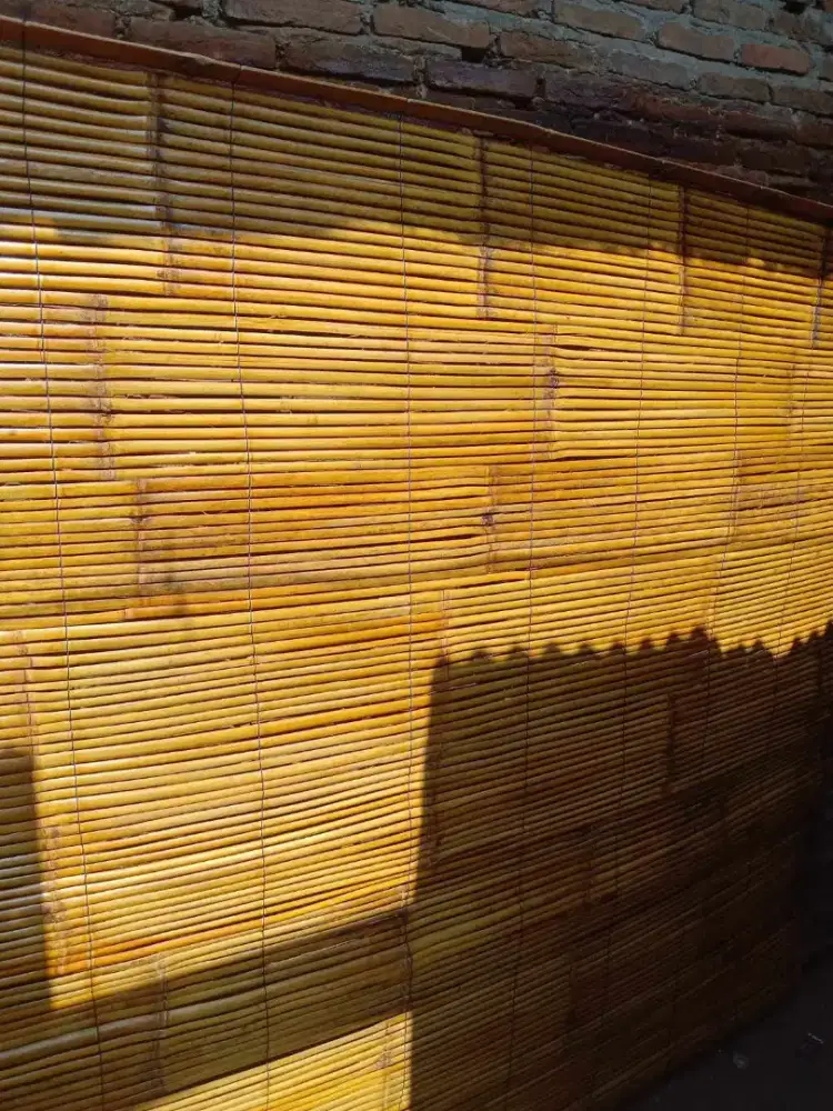 Tirai bambu,tirai kayu