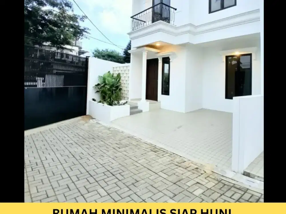 rumah cluster siap huni 3 kamar tidur lokasi di jatikramat bekasi