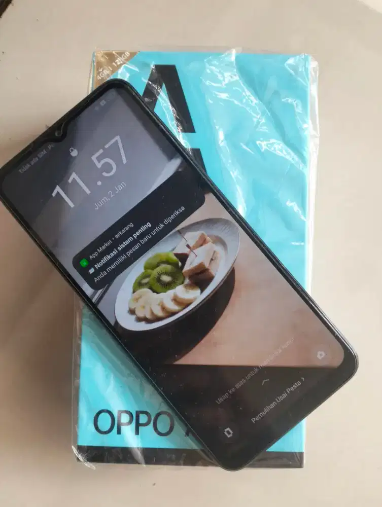 OPPO A57 RAM 8/128 FULL SET MULUS LIKE NEW