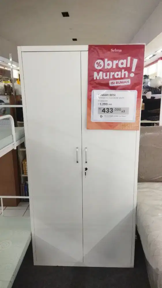 Lemari full besi promo awal tahun