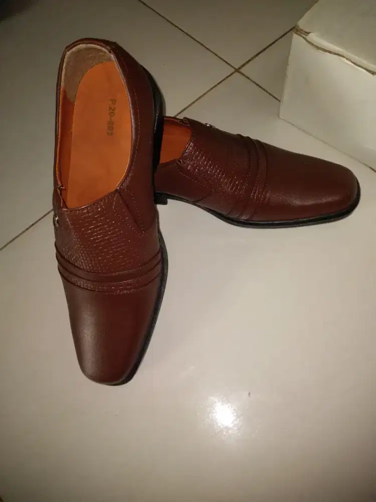 Sepatu pria warna coklat panthopel