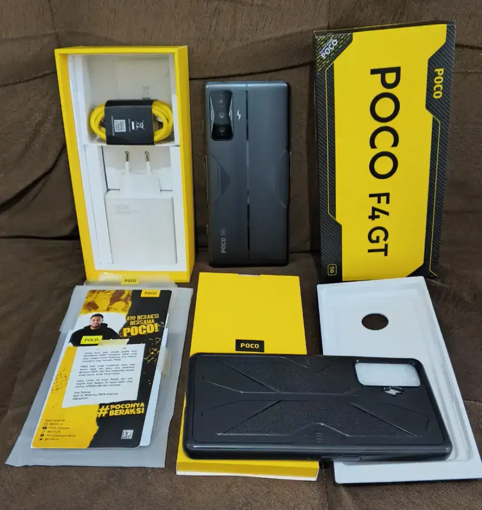Xiaomi Poco F4 GT 5G 12/256 Black Fullset Normal SIAP PAKAI Murmerrr