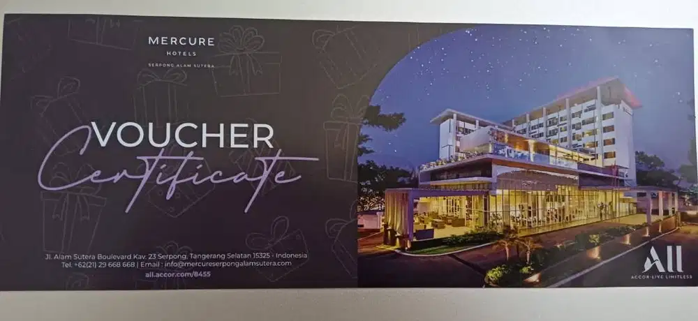 Voucher hotel Mercure Alam Sutera