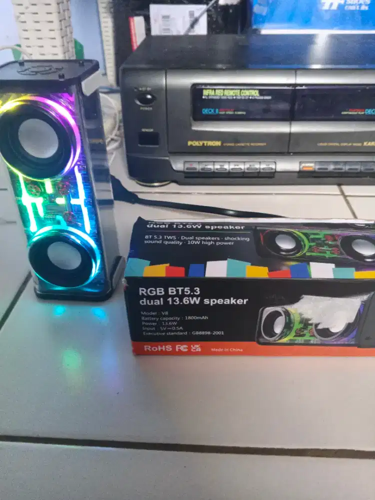 Speaker bluetooth v8 super bass